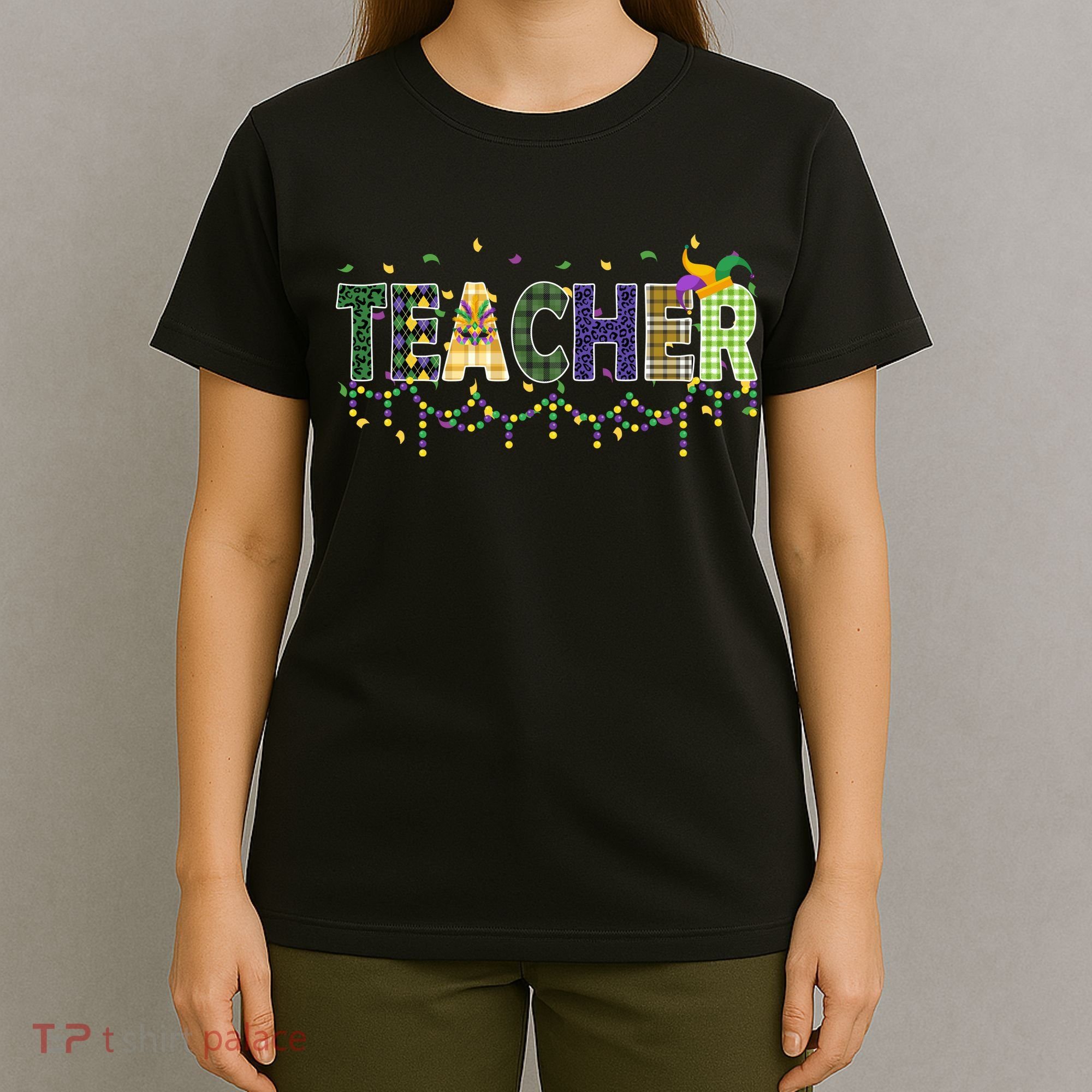 Teacher Mardi Gras Celebration T-Shirt
