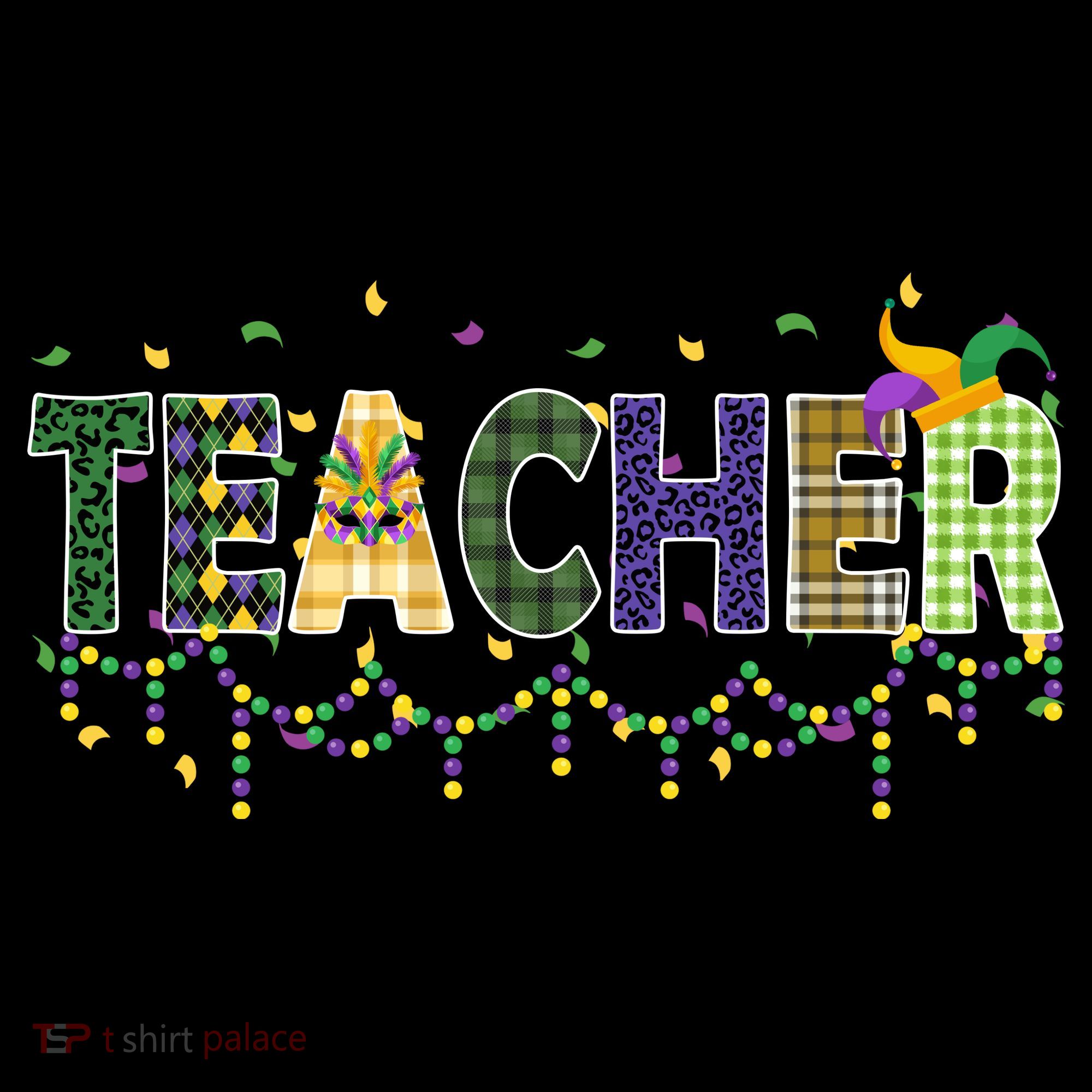 Teacher Mardi Gras Celebration Bucket Hat