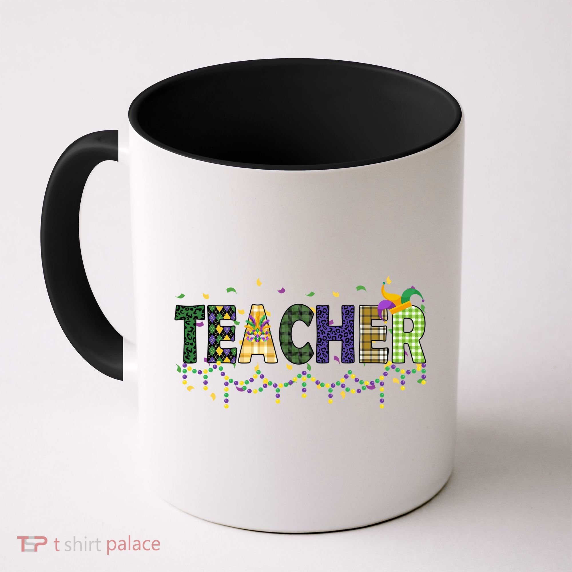 Teacher Mardi Gras Celebration Coffee Mug