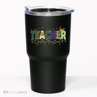 Teacher Mardi Gras Celebration Tumbler thumb 0