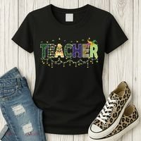 Teacher Mardi Gras Celebration Women's T-Shirt thumb 3