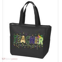 Teacher Mardi Gras Celebration Tote Bag thumb 3