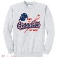 That's My Grandson Out There Baseball Inspired Double Play Sweatshirt thumb 0