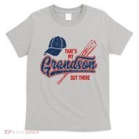 That's My Grandson Out There Baseball Inspired Double Play T-Shirt thumb 0