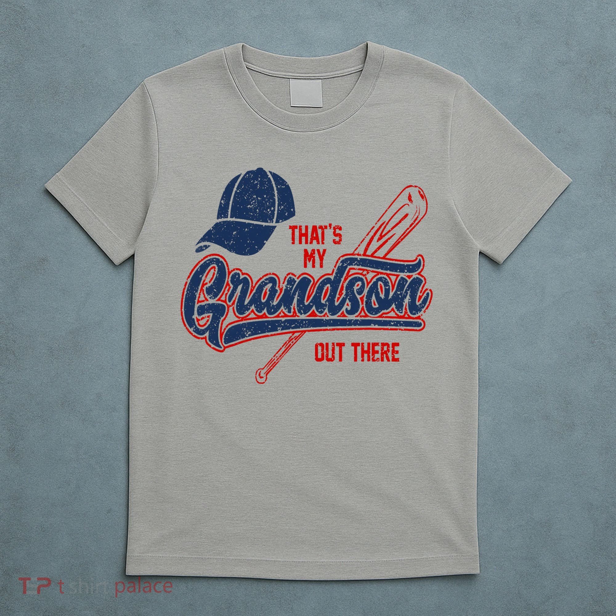 That's My Grandson Out There Baseball Inspired Double Play T-Shirt