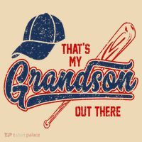 That's My Grandson Out There Baseball Inspired Double Play Tote Bag thumb 4