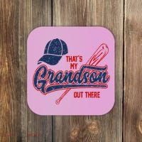 That's My Grandson Out There Baseball Inspired Double Play Coaster thumb 0