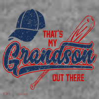 That's My Grandson Out There Baseball Inspired Double Play Toddler Hoodie thumb 2