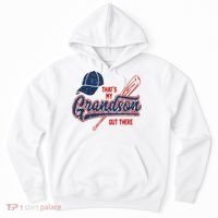 That's My Grandson Out There Baseball Inspired Double Play Hoodie thumb 0