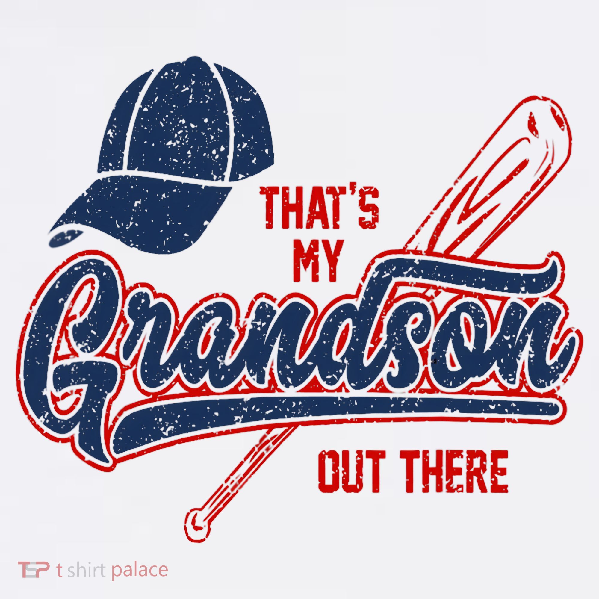 That's My Grandson Out There Baseball Inspired Double Play Women's Hoodie