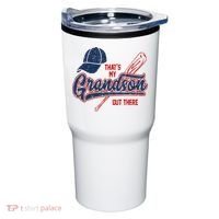 That's My Grandson Out There Baseball Inspired Double Play Tumbler thumb 0