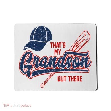 That's My Grandson Out There Baseball Inspired Double Play Mousepad