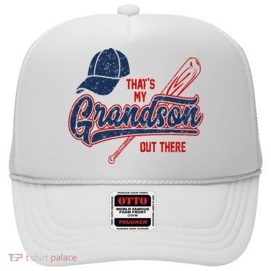 That's My Grandson Out There Baseball Inspired Double Play Hat