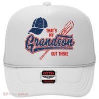 That's My Grandson Out There Baseball Inspired Double Play Hat thumb 0