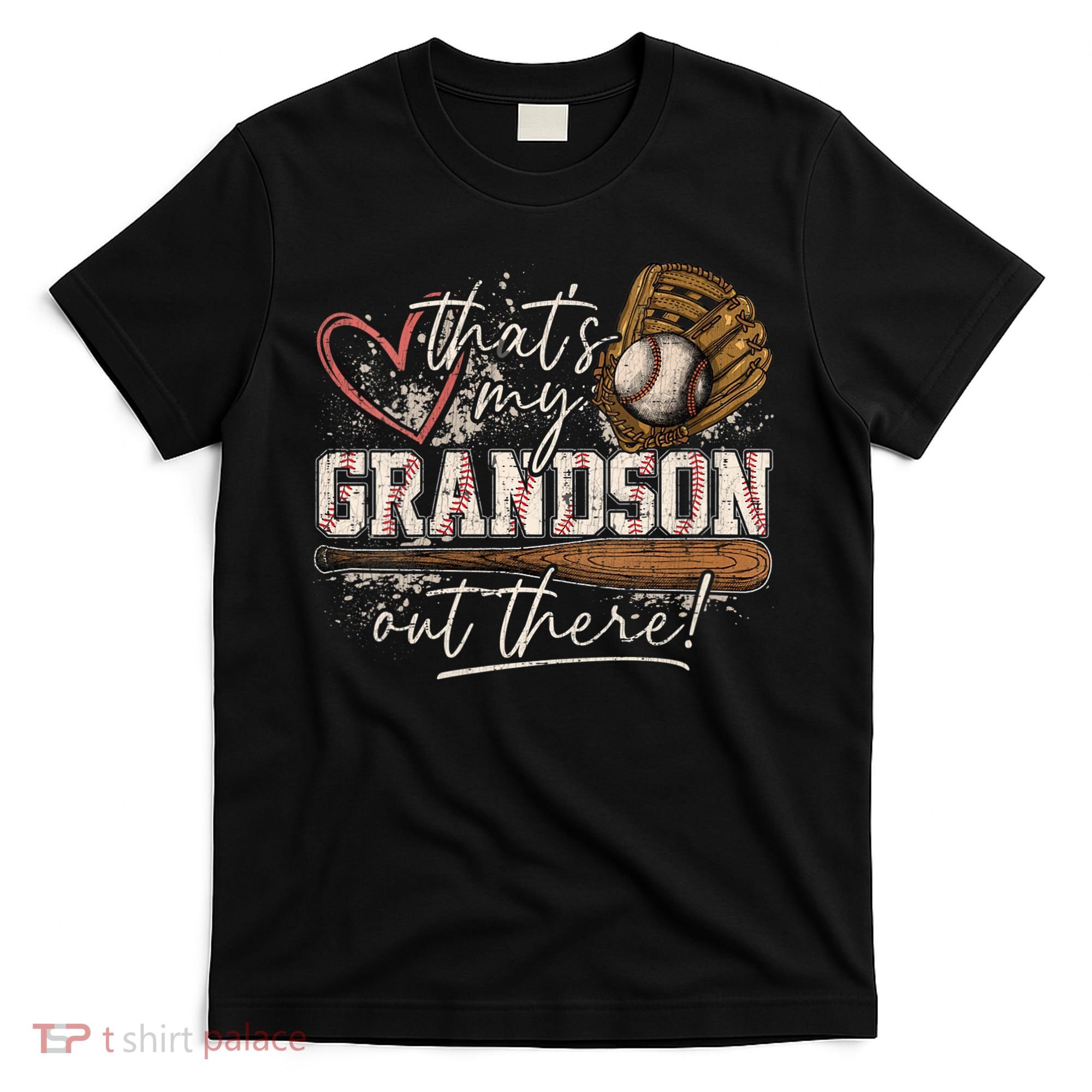 Thats My Grandson Out There Baseball Grandma T-Shirt
