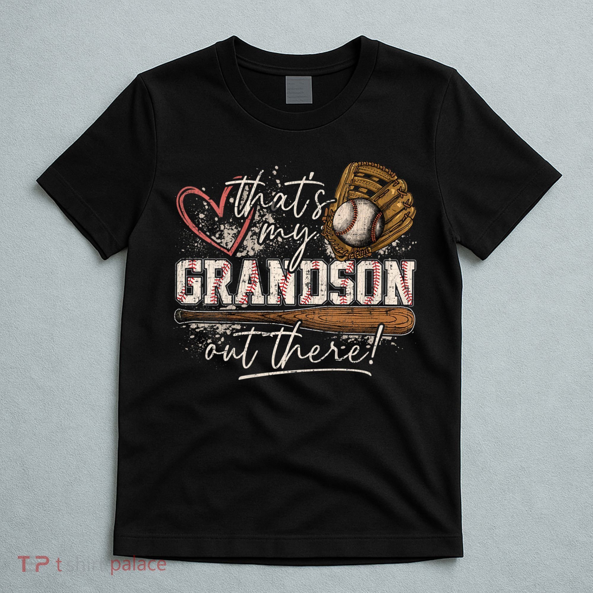 Thats My Grandson Out There Baseball Grandma T-Shirt