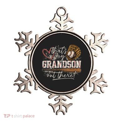Thats My Grandson Out There Baseball Grandma Ornament