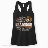 Thats My Grandson Out There Baseball Grandma Women's Tank Top thumb 0