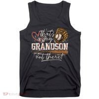 Thats My Grandson Out There Baseball Grandma Tank Top thumb 0