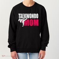 Taekwondo Mom Gift Idea Wo Tae Cool Taekwondo Uniform Women's Sweatshirt thumb 0