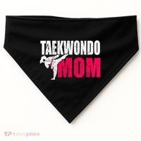 Taekwondo Mom Gift Idea Wo Tae Cool Taekwondo Uniform USA-Made Doggie Bandana thumb 0