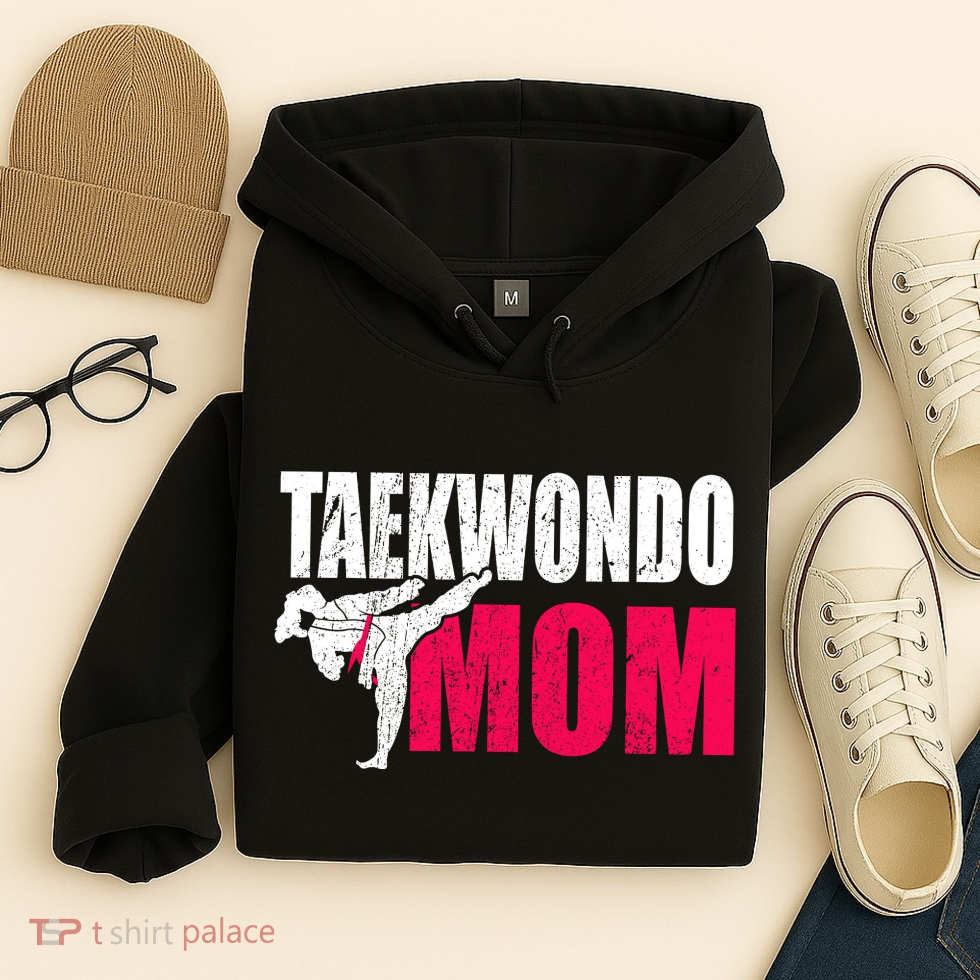 Taekwondo Mom Gift Idea Wo Tae Cool Taekwondo Uniform Hoodie