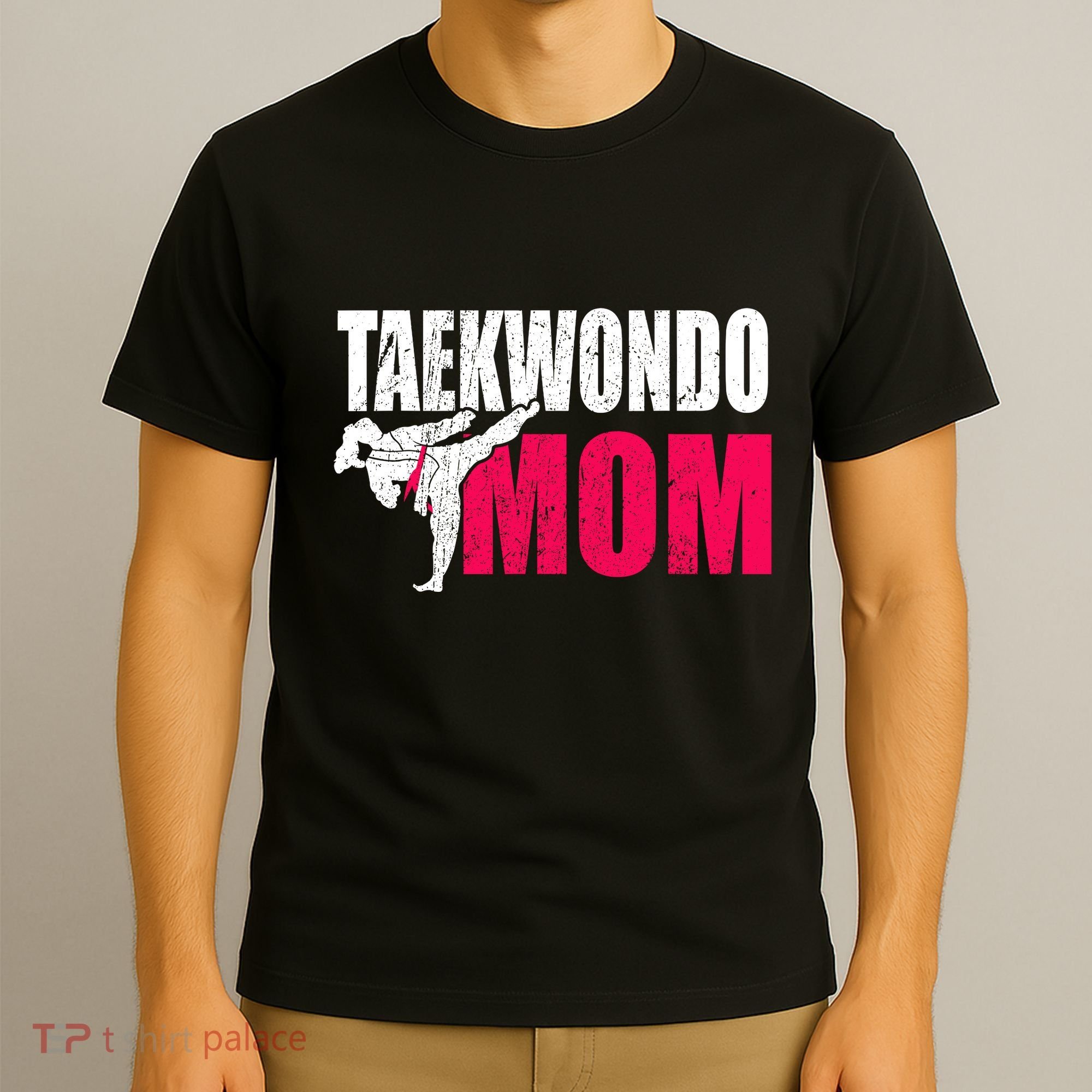 Taekwondo Mom Gift Idea Wo Tae Cool Taekwondo Uniform T-Shirt