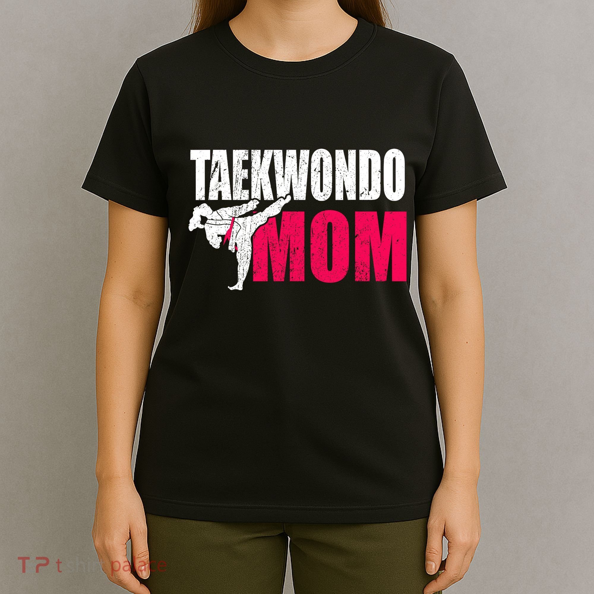 Taekwondo Mom Gift Idea Wo Tae Cool Taekwondo Uniform T-Shirt
