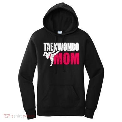 Taekwondo Mom Gift Idea Wo Tae Cool Taekwondo Uniform Women's Hoodie