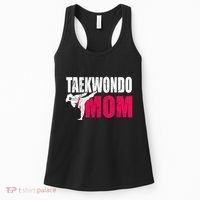 Taekwondo Mom Gift Idea Wo Tae Cool Taekwondo Uniform Women's Tank Top thumb 0