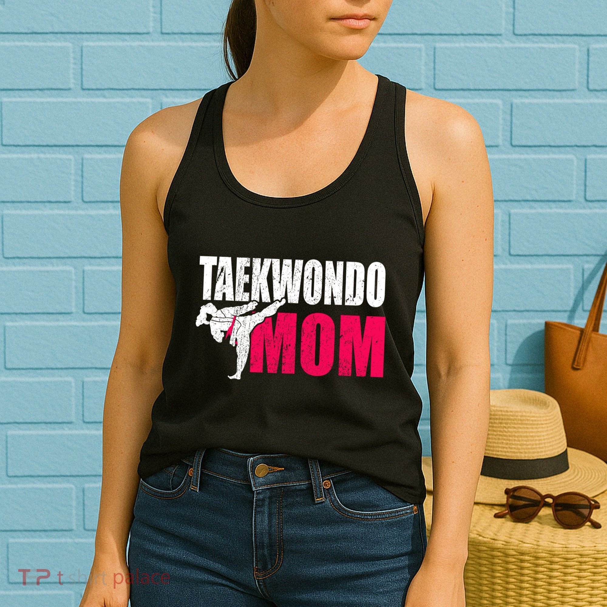 Taekwondo Mom Gift Idea Wo Tae Cool Taekwondo Uniform Women's Tank Top