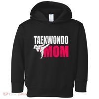 Taekwondo Mom Gift Idea Wo Tae Cool Taekwondo Uniform Toddler Hoodie thumb 0