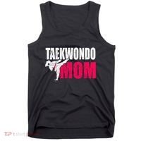 Taekwondo Mom Gift Idea Wo Tae Cool Taekwondo Uniform Tank Top thumb 0