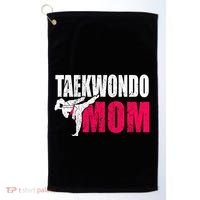 Taekwondo Mom Gift Idea Wo Tae Cool Taekwondo Uniform Golf Towel thumb 0