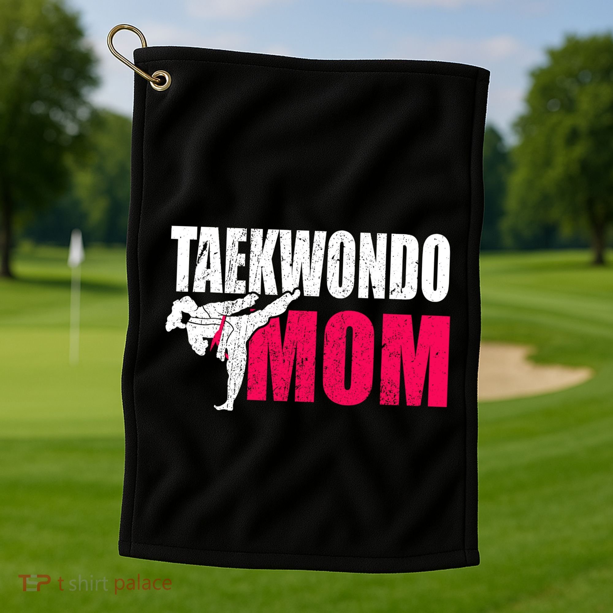 Taekwondo Mom Gift Idea Wo Tae Cool Taekwondo Uniform Golf Towel