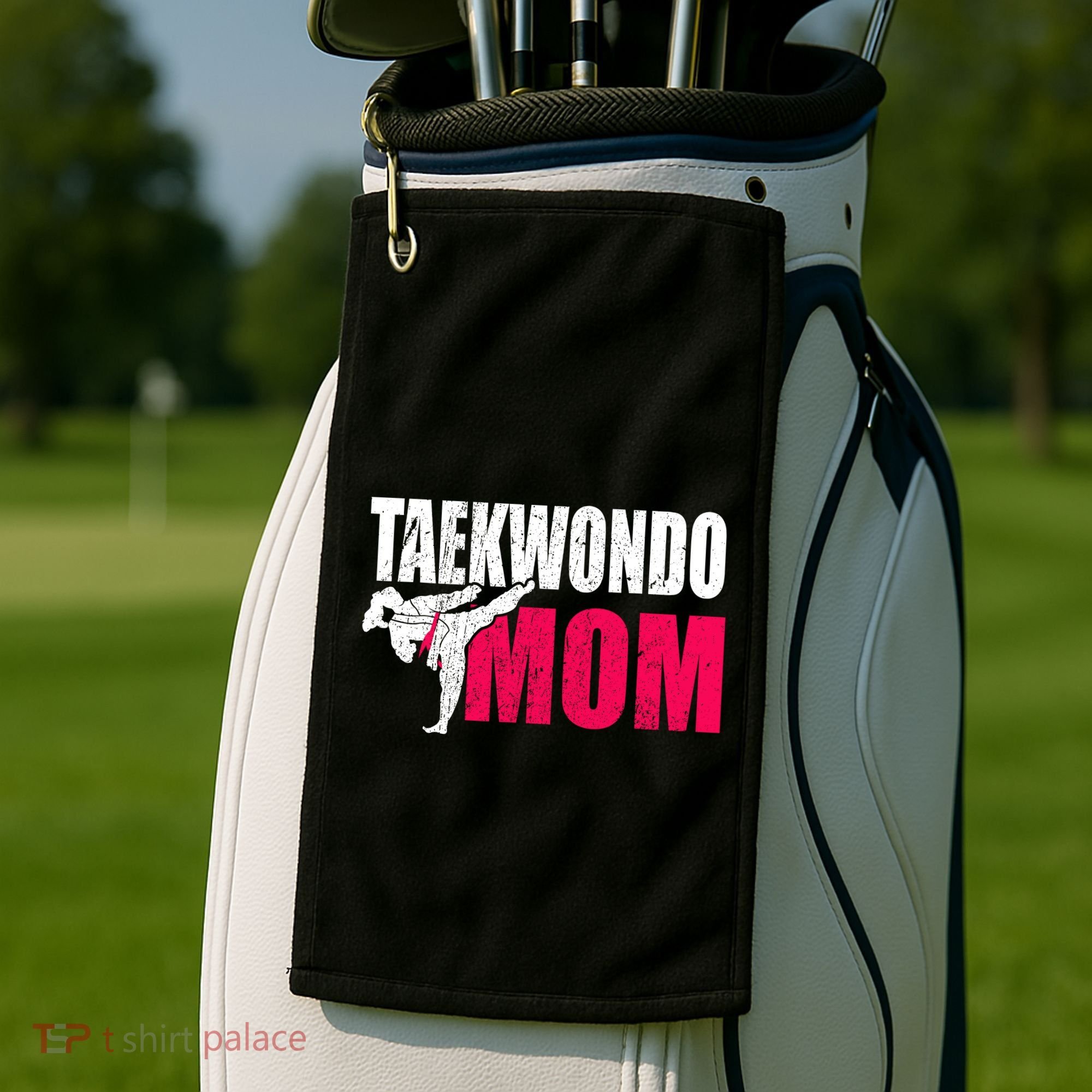 Taekwondo Mom Gift Idea Wo Tae Cool Taekwondo Uniform Golf Towel