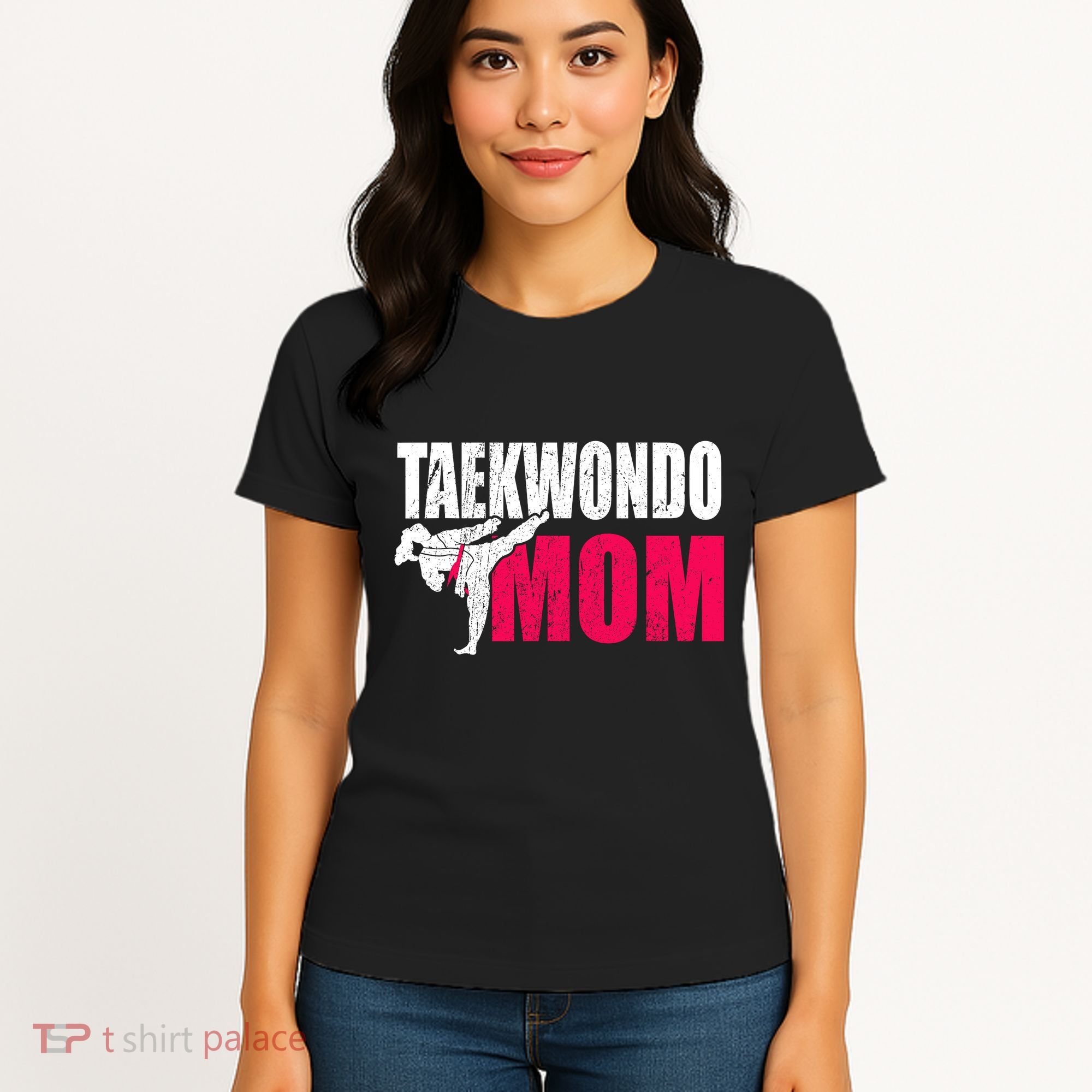 Taekwondo Mom Gift Idea Wo Tae Cool Taekwondo Uniform Women's T-Shirt
