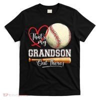 ThatS My Grandson Out There Baseball Grandma MotherS Day T-Shirt thumb 0