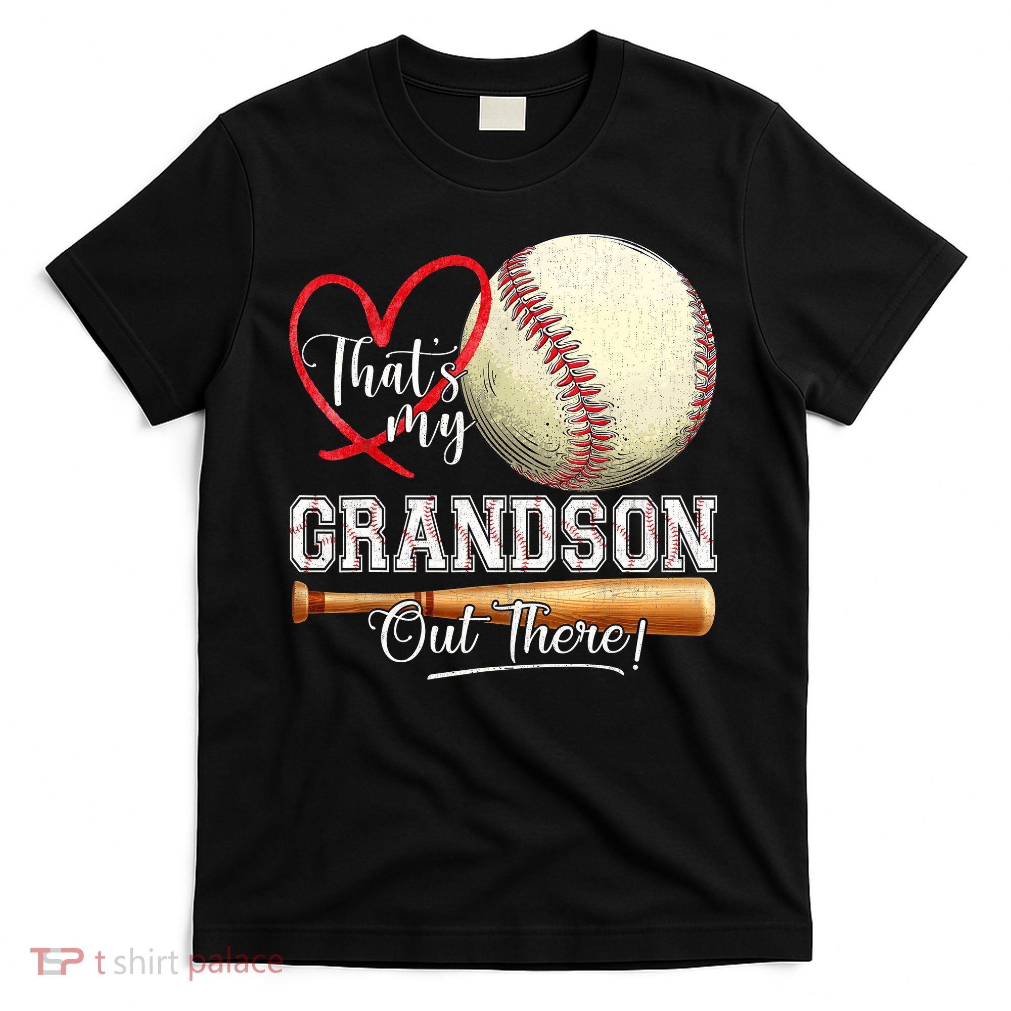 ThatS My Grandson Out There Baseball Grandma MotherS Day T-Shirt