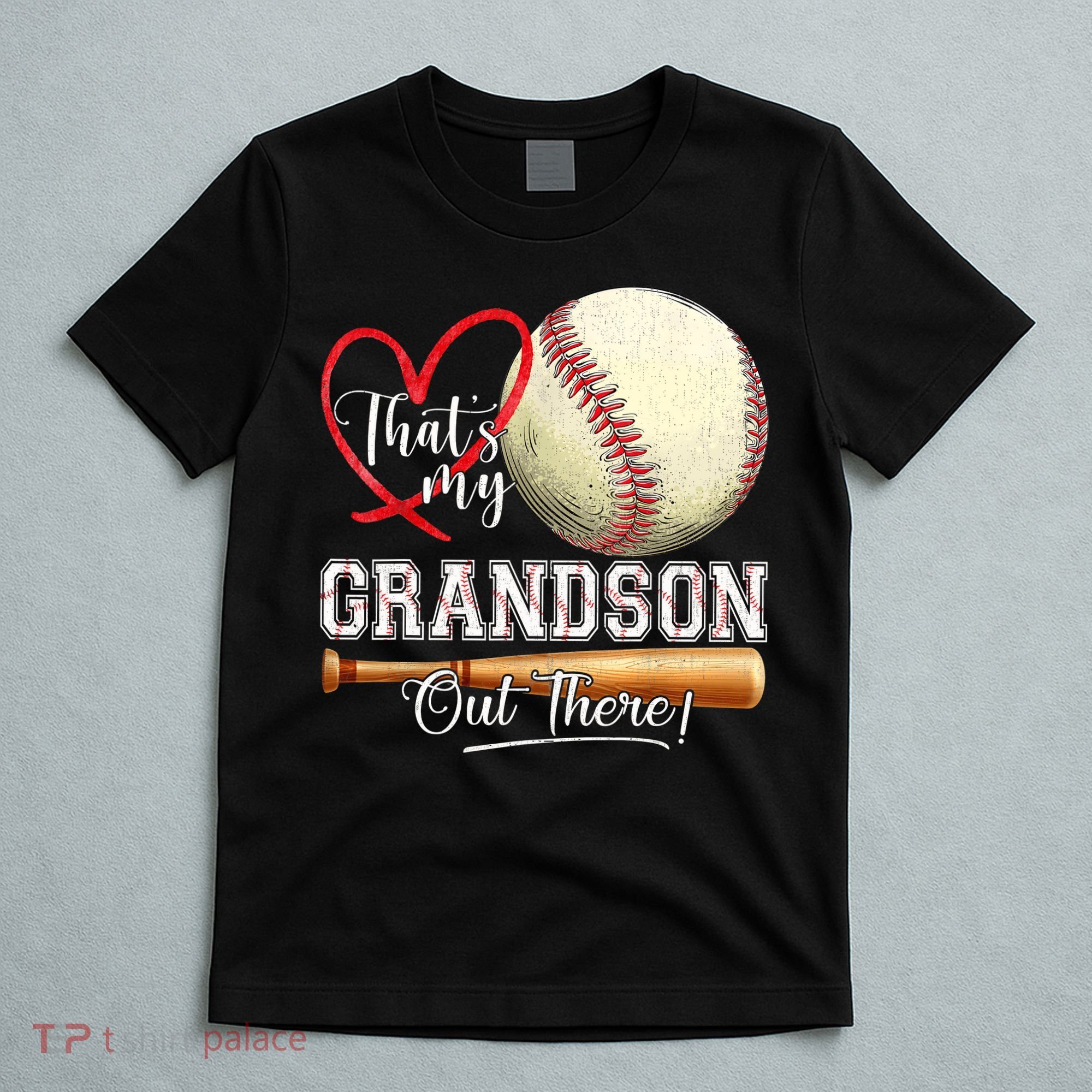 ThatS My Grandson Out There Baseball Grandma MotherS Day T-Shirt