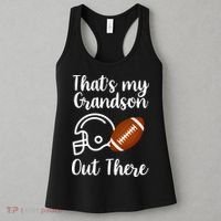 That's My Grandson Out There Football Sport Women's Tank Top thumb 3