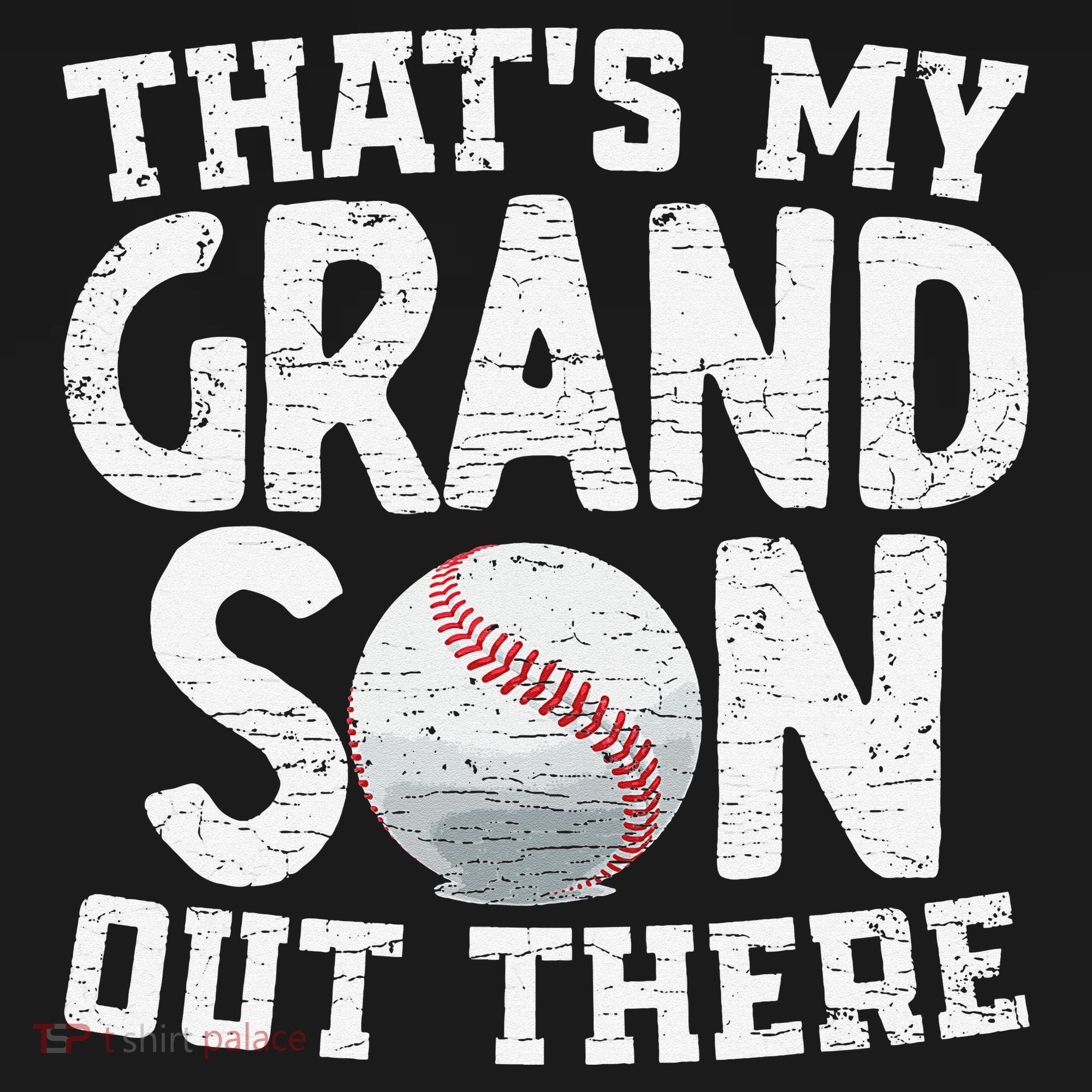 Thats My Grandson Out There Baseball Grandpa Grandma Sweatshirt