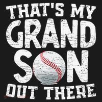 Thats My Grandson Out There Baseball Grandpa Grandma Women's Tank Top thumb 5