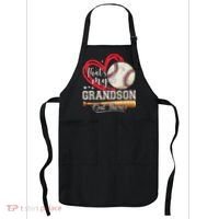 That's My Grandson Out There Baseball Grandma Mother's Day Apron thumb 0