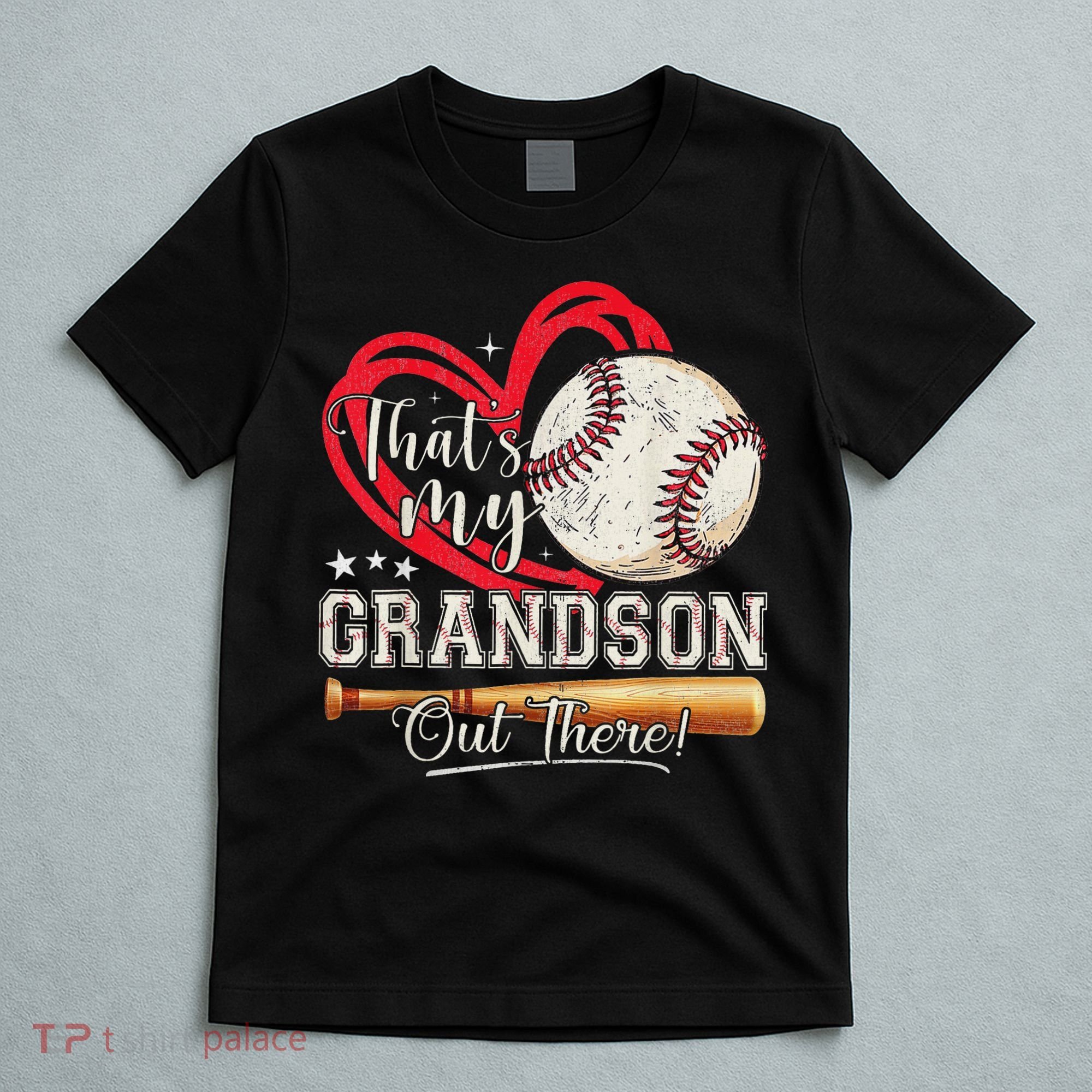 That's My Grandson Out There Baseball Grandma Mother's Day T-Shirt
