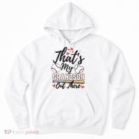 ThatS My Grandson Out There Baseball Grandma MotherS Day Hoodie thumb 0