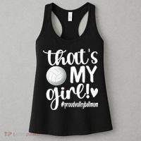 Thats My Girl Proud Volleyball Mom Volleyball Mother Women's Tank Top thumb 3