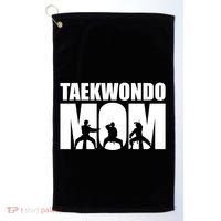 Taekwondo Mom Gift Golf Towel thumb 0