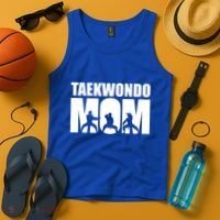 Taekwondo Mom Gift Tank Top thumb 4