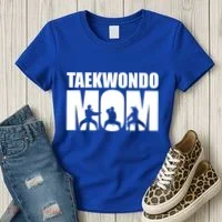 Taekwondo Mom Gift Women's T-Shirt thumb 3